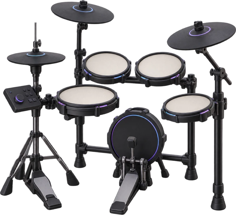 Original BDE illustration of a generic electronic drum kit