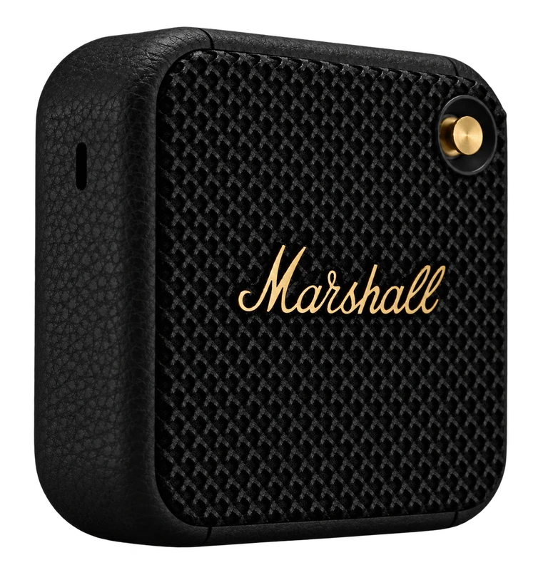 Small black Marshall speaker